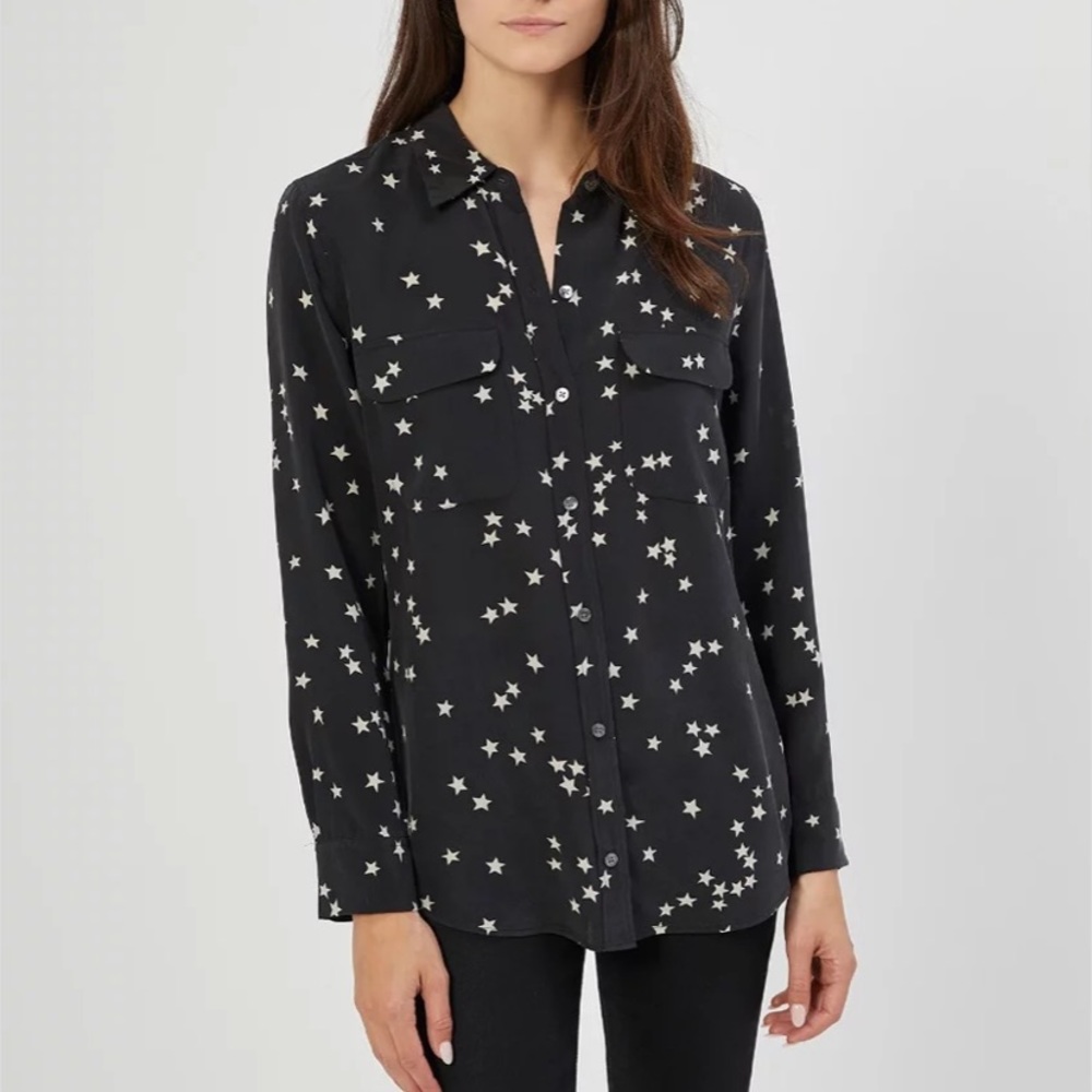 Equipment Femme Slim Signature Silk Shirt